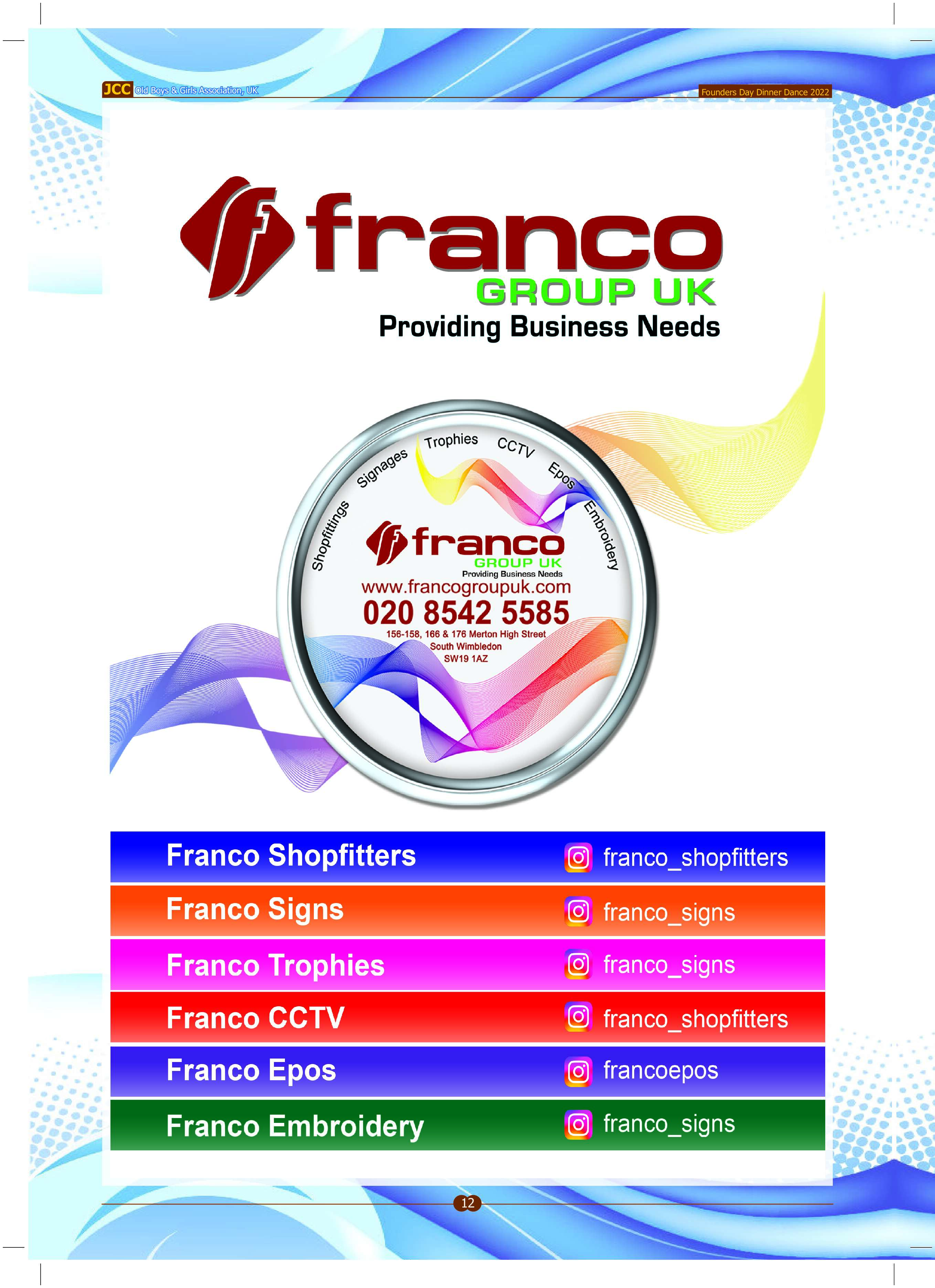 JCC OBA UK Newsletter - 2022 Page 11